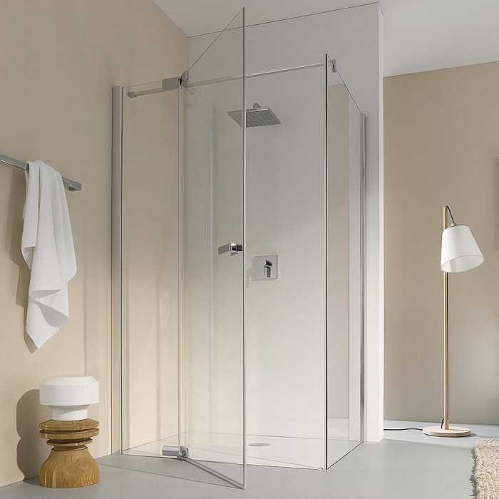 Koralle S800 Pendeltür für Trennwand 140 cm Anschlag links