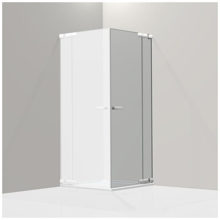 Koralle S808 Eckdusche Type EPFS bis 90 cm Seitenteil rechts
