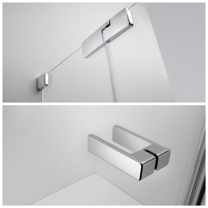 Koralle S808 Eckdusche Type EPFS bis 100 cm Seitenteil links