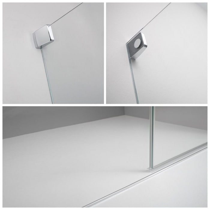 Koralle S808 Eckdusche Type EPFS bis 115 cm Seitenteil rechts