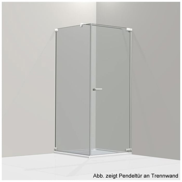 Koralle S808 Pendeltüre für Trennwand ohne Festelement rechts