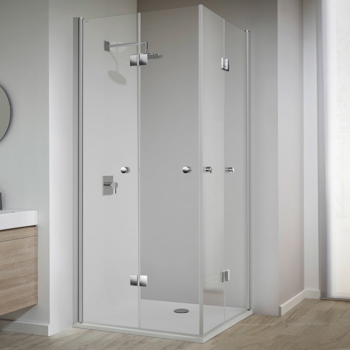 Koralle TwiggyPlus Eckfaltdusche 80 x 200 cm