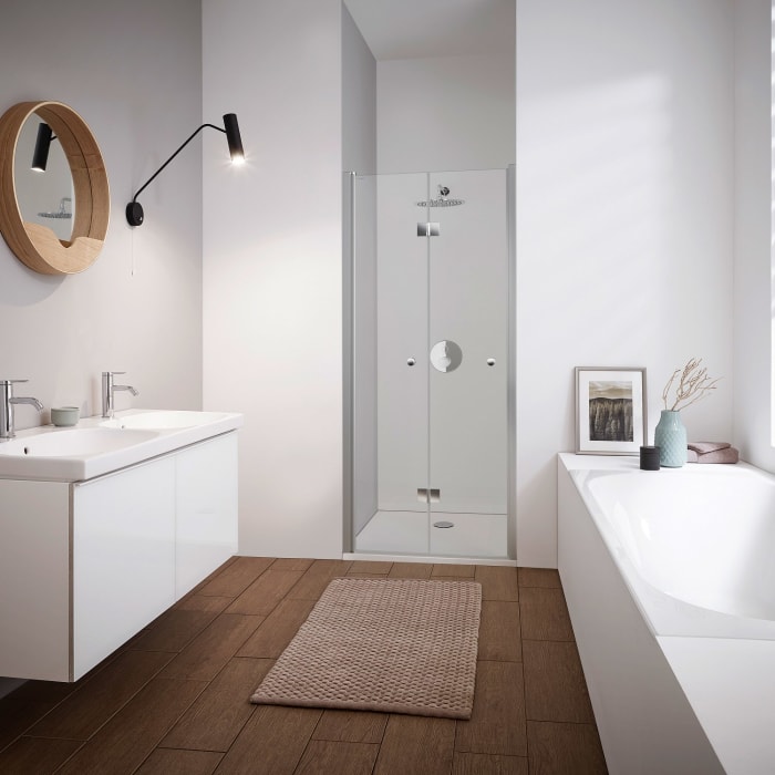 Koralle TwiggyPlus Falttür in Nische 80 x 200 cm