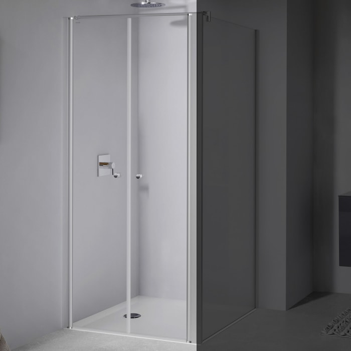 Koralle TwiggyPlus Pendeltür 2-teilig für Trennwand 110 x 200 cm