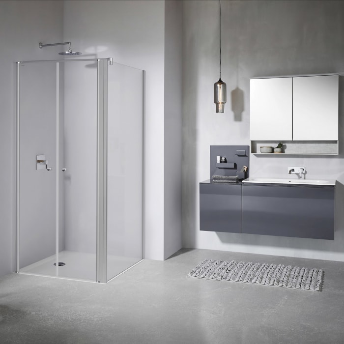 Koralle TwiggyPlus Pendeltür 2-teilig für Trennwand 90 x 200 cm