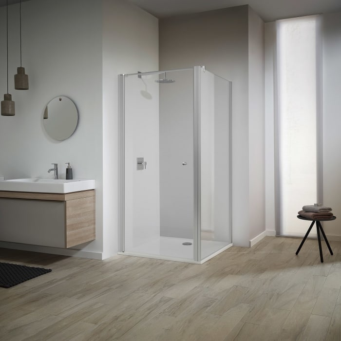 Koralle TwiggyPlus Pendeltür Wandanschlag für Trennwand 80 x 185 cm