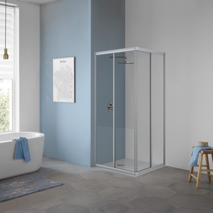 Koralle TwiggyTop EDSTT2S L Schiebetür 2-teilig links, 75 x 185 cm