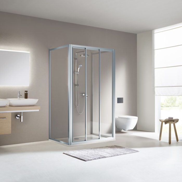 Koralle TwiggyTop TDUTT Trennwand für U-Kombination, 80 x 185 cm