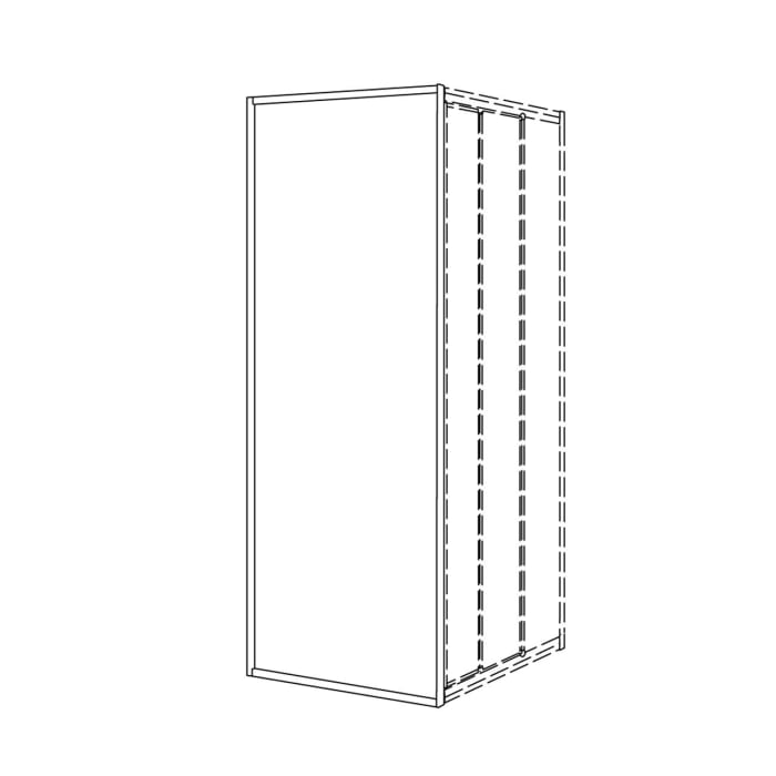 Koralle TwiggyTop TDUTT Trennwand für U-Kombination, 70 x 185 cm