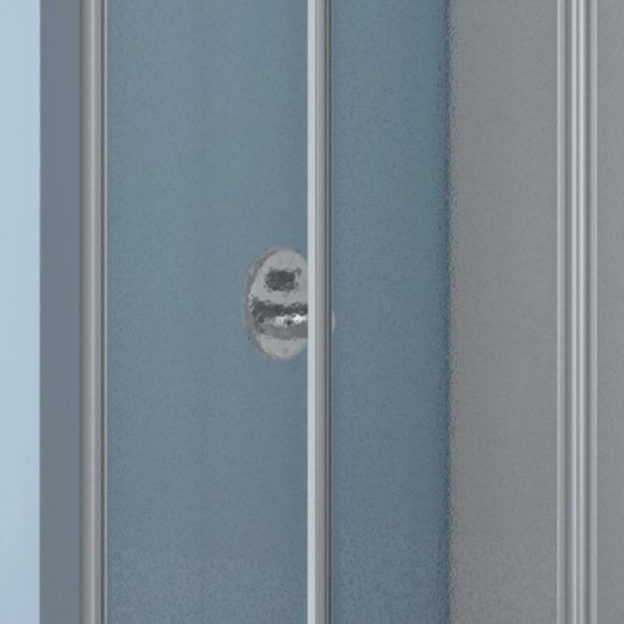 Koralle TwiggyTop VKPTT Pendeltür 2-teilig mit Festteilen, 80 x 185 cm, Radius 52 cm