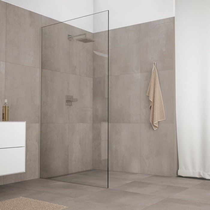 Koralle X88 Free WalkIn Duschwand Aufputz Sondermaß