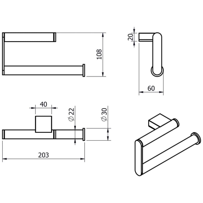 Kronenbach Plana 2.0 Handtuchring