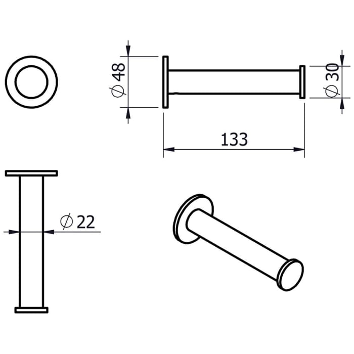 Kronenbach Plana 2.0 Reservepapierhalter