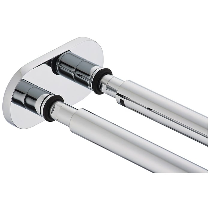 Kronenbach Teleskop-Handtuchhalter zweiarmig, ausziehbar