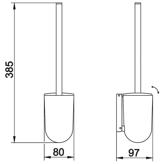 Kronenbach Toilettenbürstengarnitur