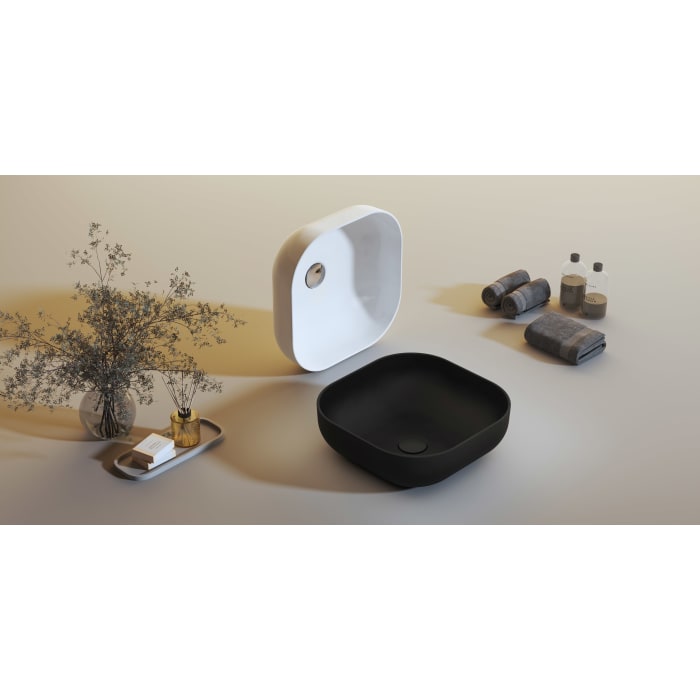 Kronenbach Cube Aufsatzwaschtisch 42 x 42 cm