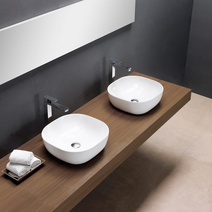 Kronenbach Cube Aufsatzwaschtisch 42 x 42 cm