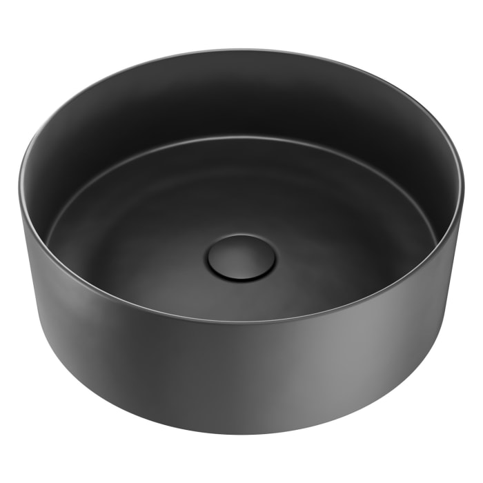 Kronenbach Tube Black Edition Aufsatzwaschtisch Ø 46 cm