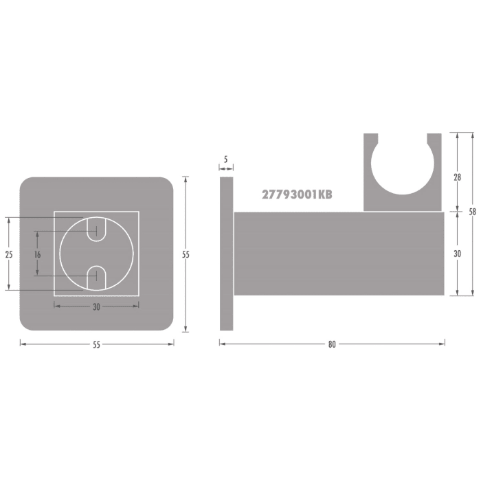 Kronenbach SUPRA 2.0 Brausehalter drehbar