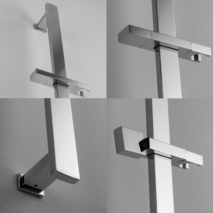 Kronenbach SUPRA Brauseset mit Stabhandbrause und Wandstange