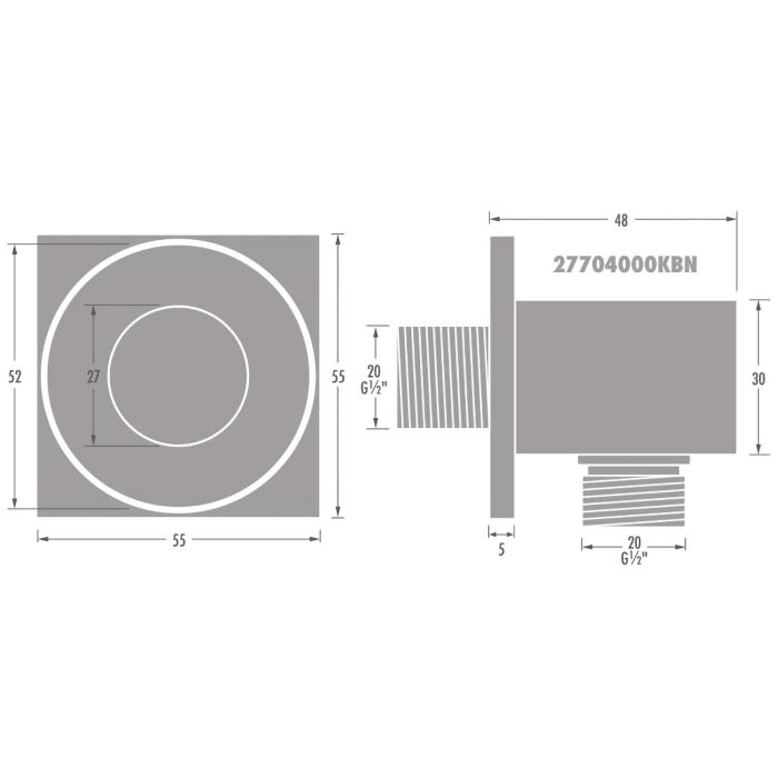 Kronenbach SUPRA 2.0 Wandanschlussbogen