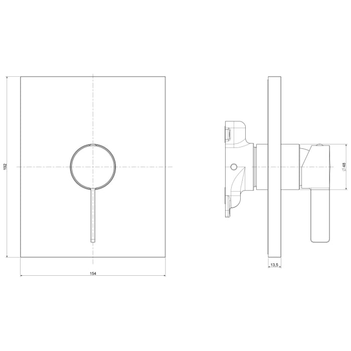 Kronenbach Krona 2.0 Unterputz-Brausearmatur