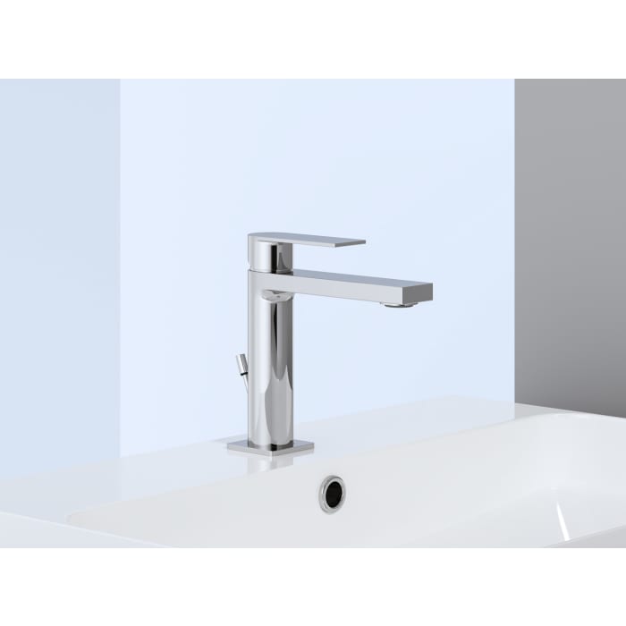 Kronenbach Omega 2.0 Waschtischeinhebelmischer mit Ablaufgarnitur