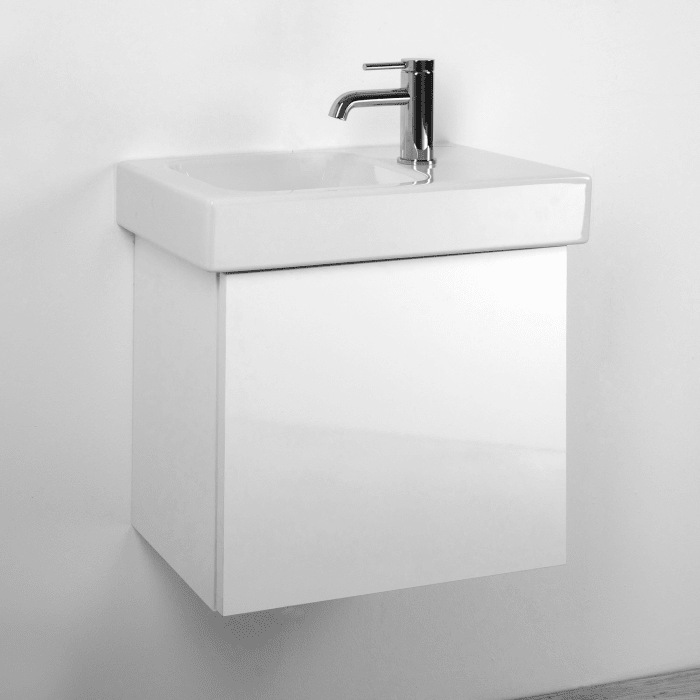 Kronenbach Plana 2.0 Waschtischunterschrank mit 1 Tür, Anschlag rechts für Geberit iCon 48 cm