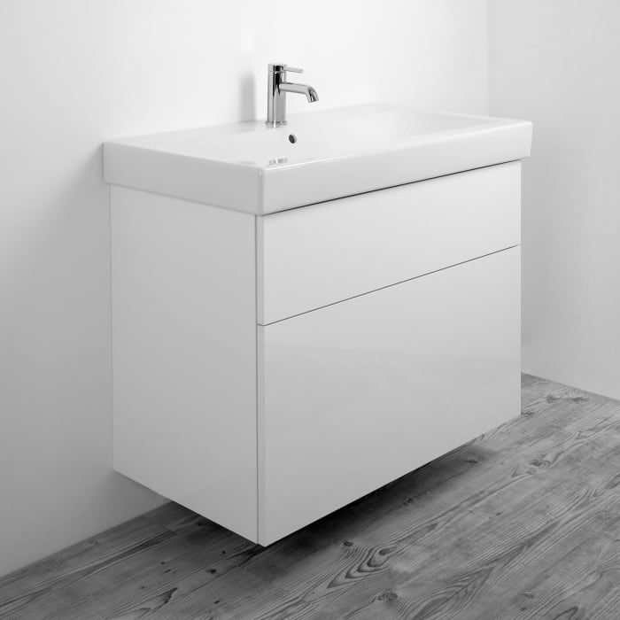 Kronenbach Plana 2.0 Waschtischunterschrank für Geberit iCon 60 cm mit 2 Auszügen