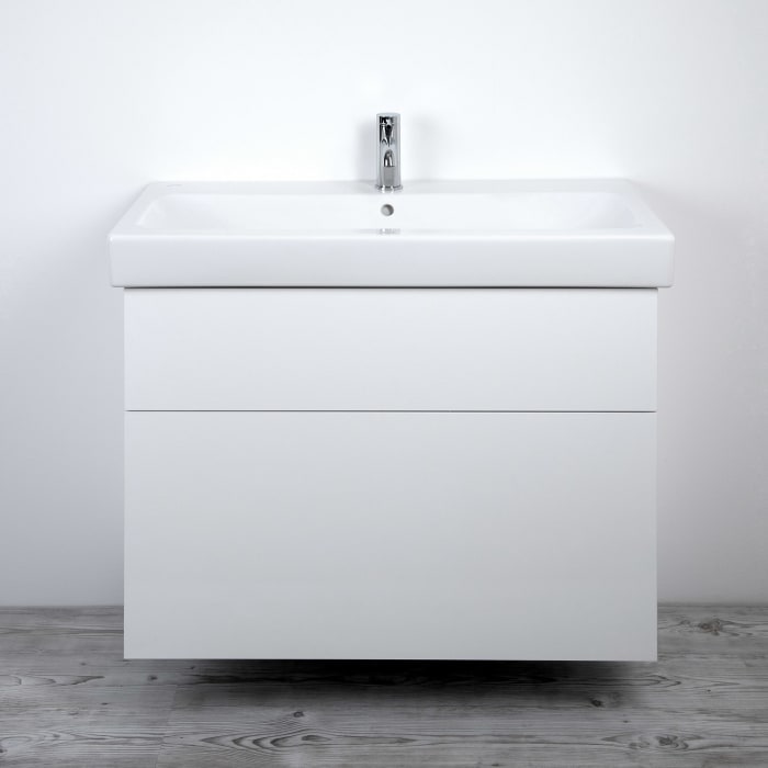 Kronenbach Plana 2.0 Waschtischunterschrank für Geberit iCon 75 cm mit 2 Auszügen