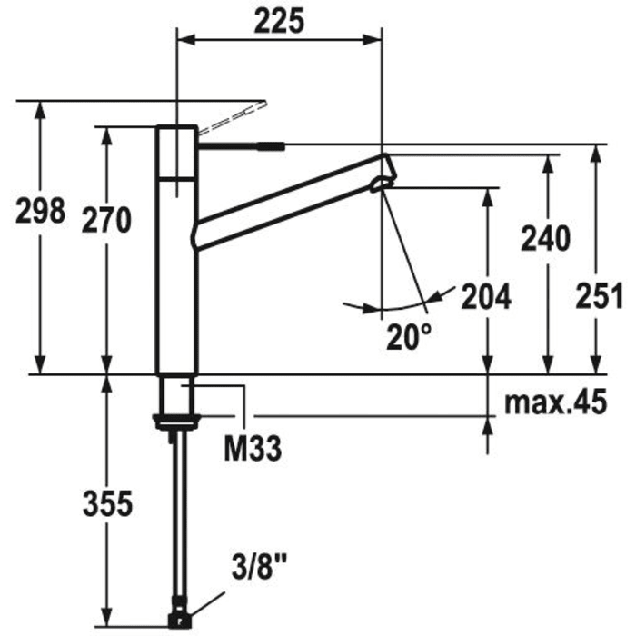 KWC ONO Einhand-Spültischbatterie