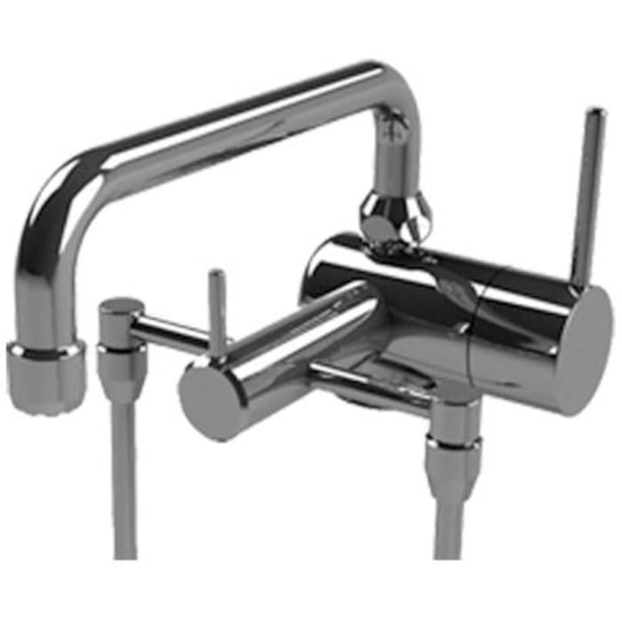 KWC Thekenarmatur Einhebelmischer mit  2 Unterspühlrohren