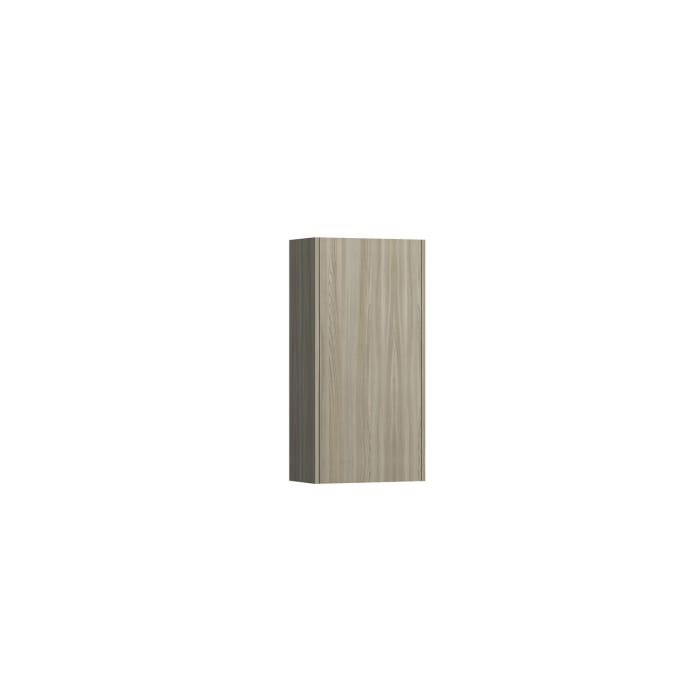 LAUFEN BASE Halbhochschrank 35 x 18,5 x 70 cm, Scharnier links mit Push & Pull-Funktion