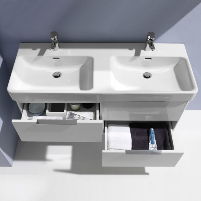 LAUFEN BASE Waschtischunterbau 116 x 44 cm für Doppelwaschtisch