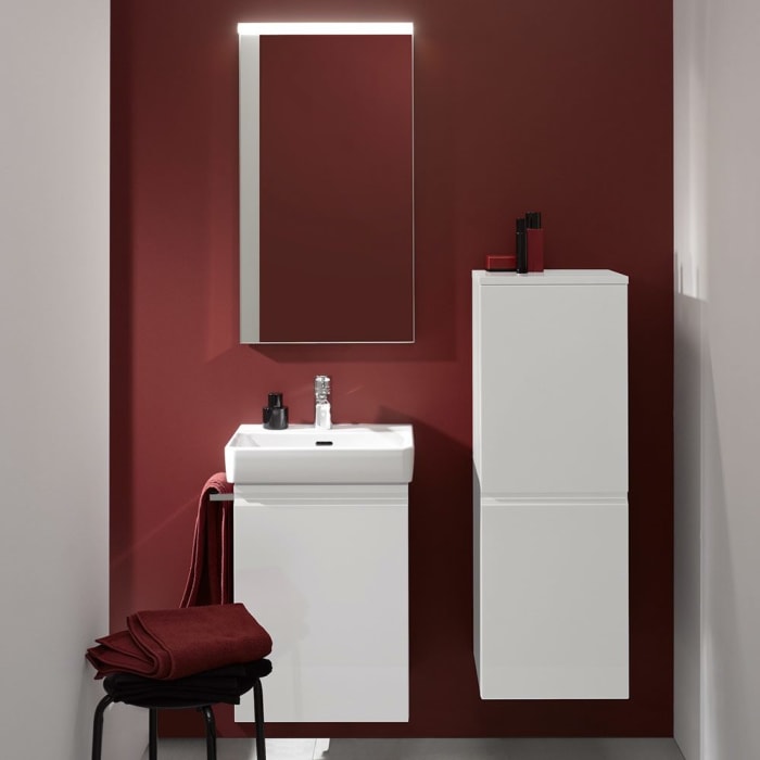 LAUFEN PRO S Halbhochschrank, Anschlag links