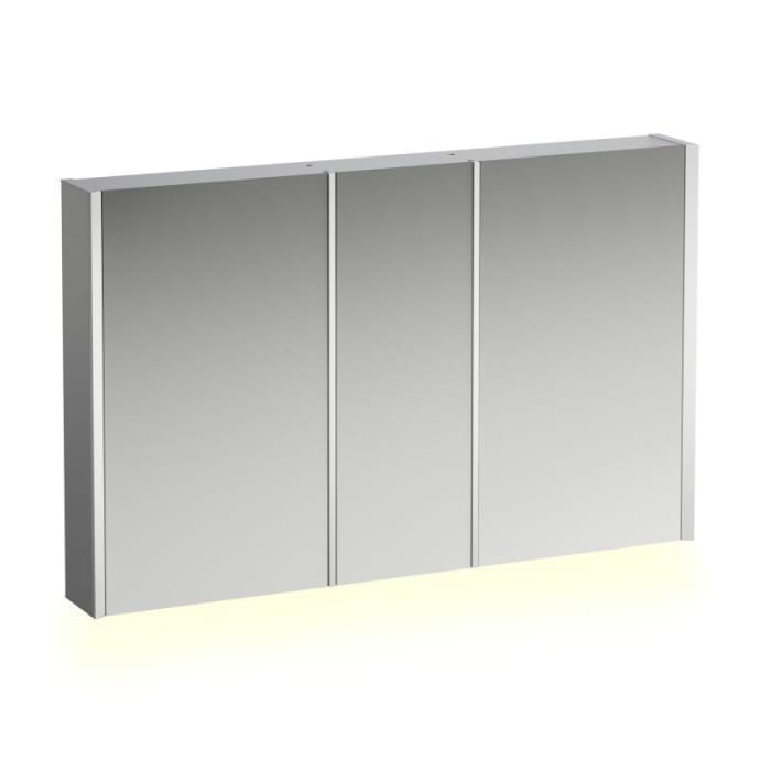 LAUFEN Frame 25 Spiegelschrank 120 x 75 cm mit 3 Türen und Ambiente Licht
