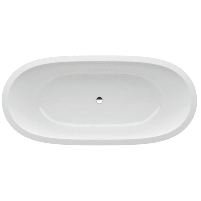 LAUFEN Il Bagno Alessi freistehende Badewanne 183 x 87 cm, mit Beleuchtung