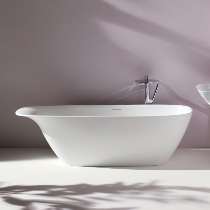 LAUFEN INO freistehende Ovalbadewanne 180 x 80 cm