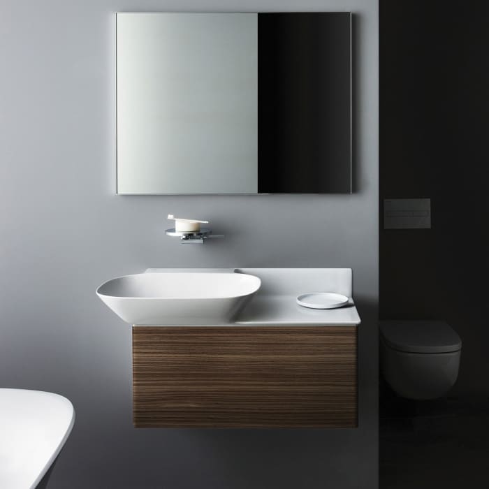 LAUFEN INO Waschtisch unterbaufähig 90 x 45 cm, Ablage rechts