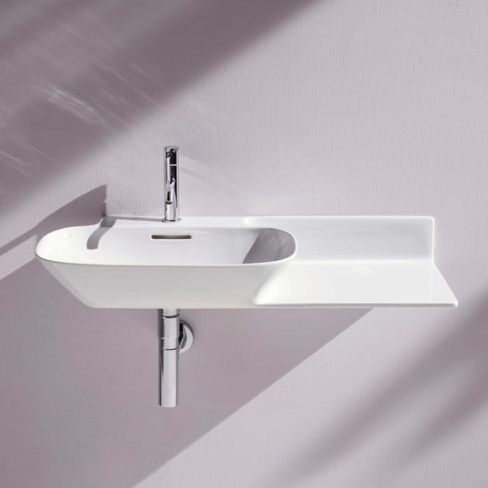 LAUFEN INO Waschtisch unterbaufähig 90 x 45 cm mit Ablage rechts