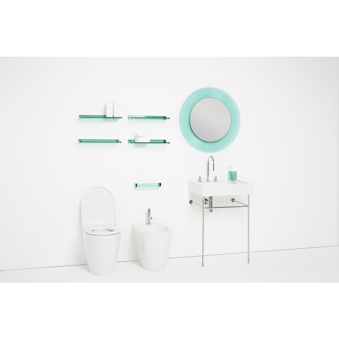 LAUFEN Kartell 3-Loch Zweigriff-Waschtischmischer mit Ablaufventil