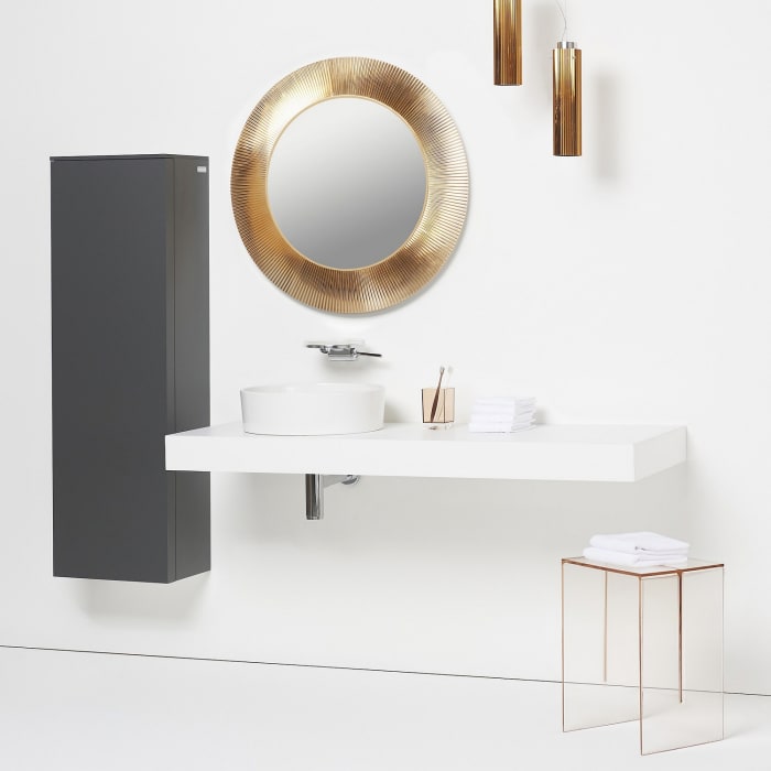 LAUFEN Kartell Einhand-Wand-Waschtischmischer, Disc