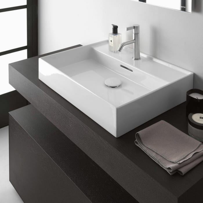 LAUFEN Kartell Aufsatzwaschtisch 50 x 46 cm, mit 1 Hahnloch