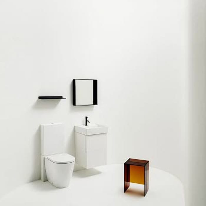 LAUFEN Kartell Stand-WC-Kombination spülrandlos, Tiefspüler