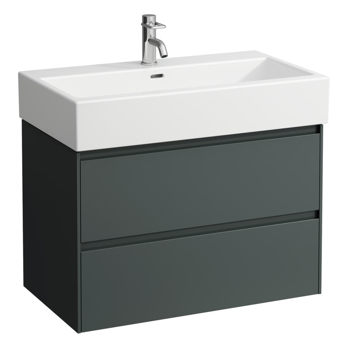 LAUFEN Living City Waschtisch 80 cm mit Überlauf und 1 Hahnloch