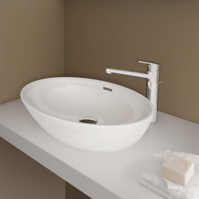 LAUFEN PRO B Waschtischschale mit Überlauf, asymmetrisch