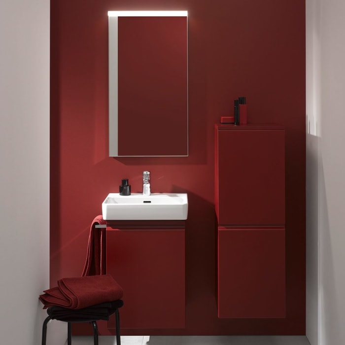 LAUFEN PRO S Handwaschbecken 45 cm, mit 1 Hahnloch, mit Überlauf