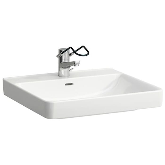 LAUFEN PRO LIBERTY Waschtisch mit Hahnloch und Überlauf 60 x 55 cm