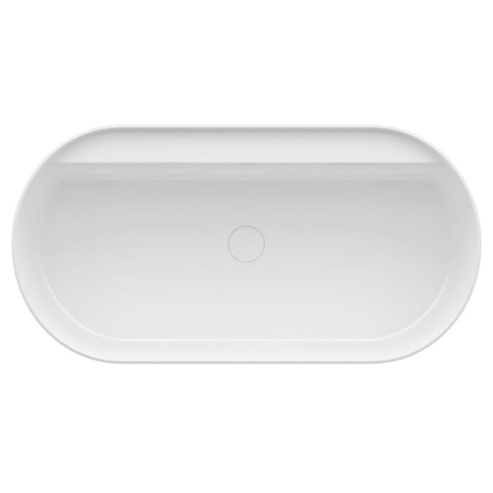 LAUFEN Sonar freistehende Badewanne  160 x 81,5 cm, mit Oberflächentextur