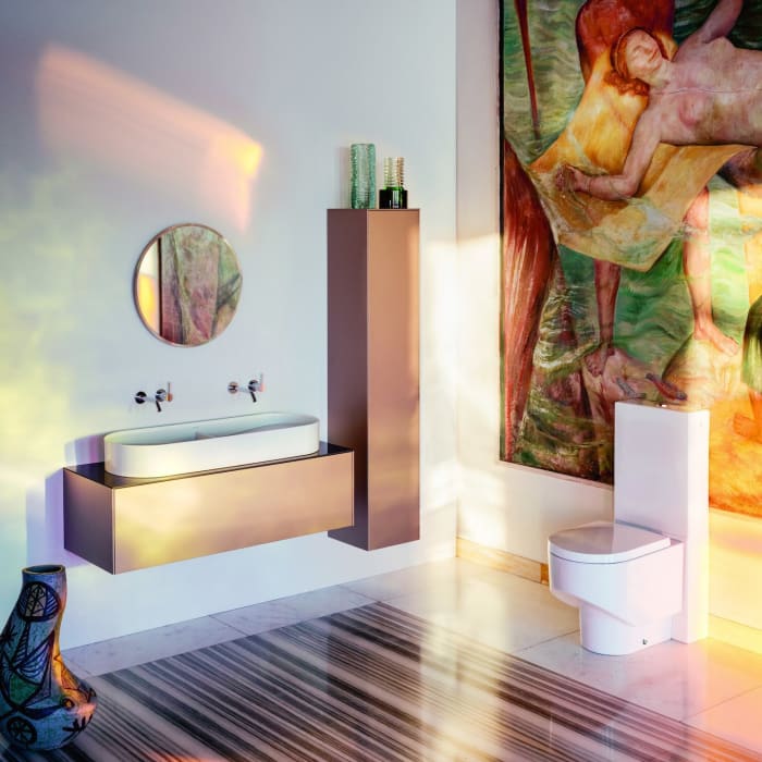 LAUFEN Sonar Hochschrank 33 x 33 x 160 cm mit 1 Tür, Anschlag links